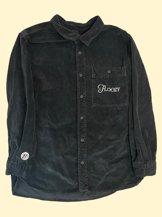 Floozy Black Button Up - Size XL