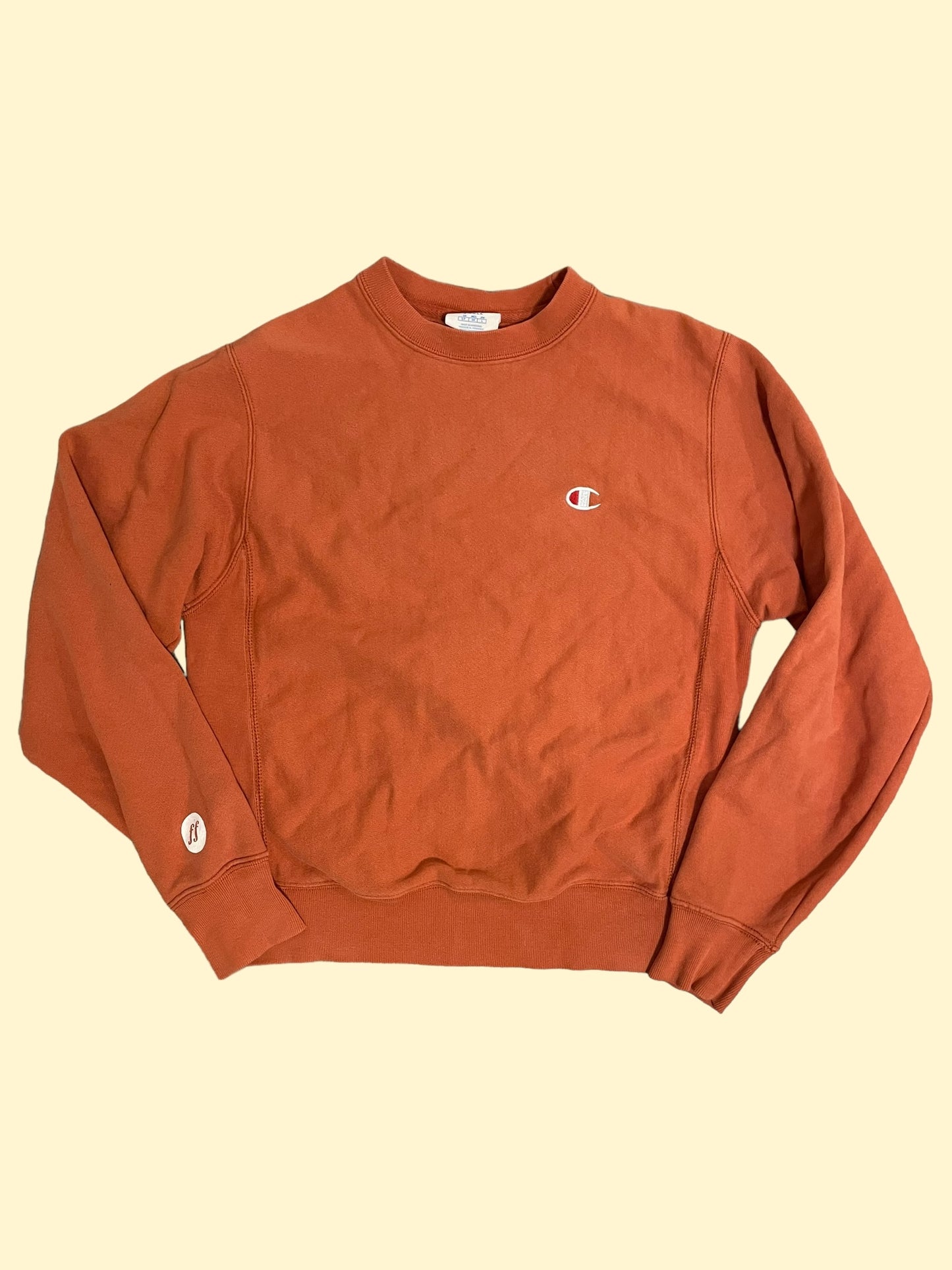 "Very Much In Love" Orange Crewneck - Size M