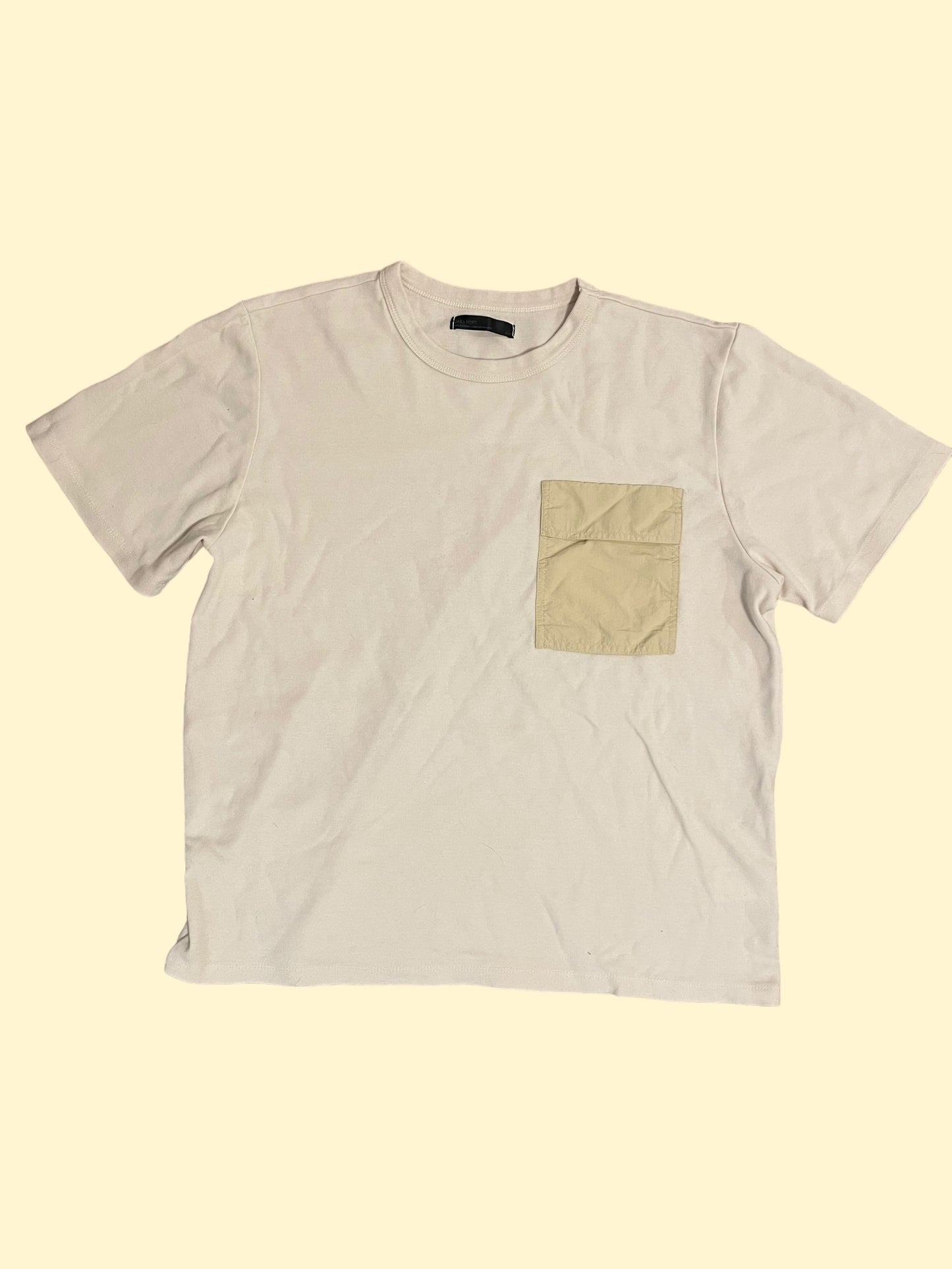 Hello, Hello Beige Tee - Size XL