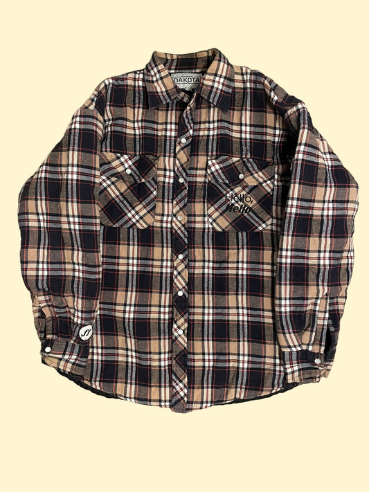 Hello, Hello Plaid Jacket - Size XL