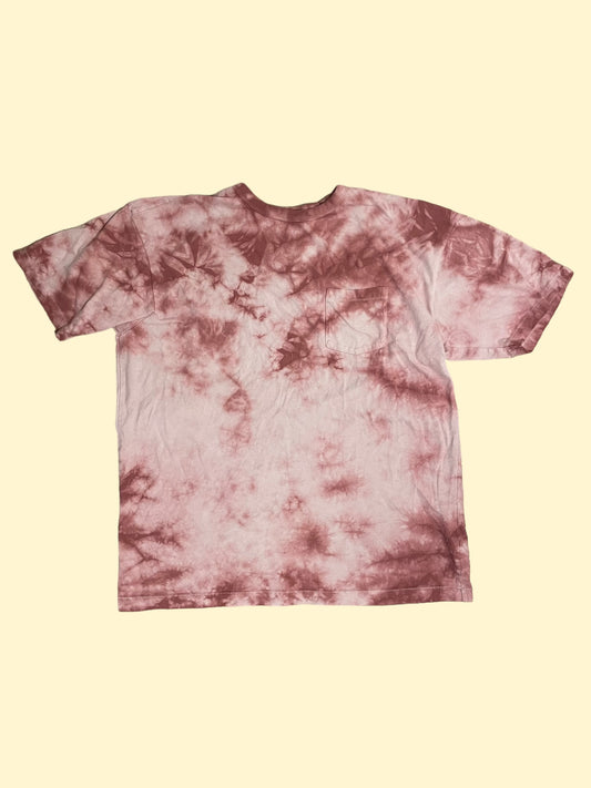 "Very Much In Love" Pink Tie Dye Tee - Size L