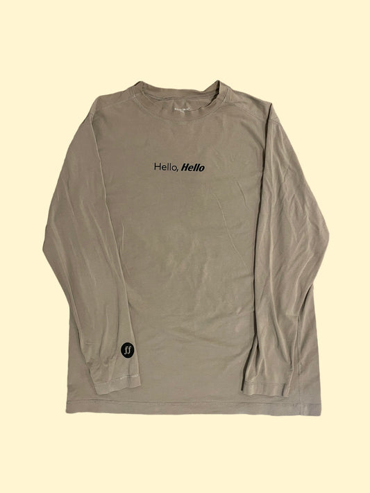 Hello, Hello Beige Long Sleeve - Size L