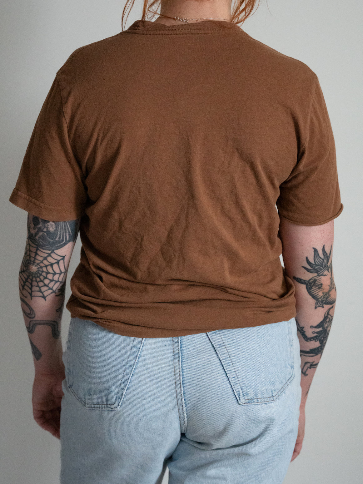 Hello, Hello Brown Tee - Size S