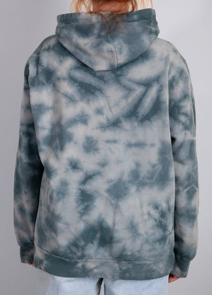 "Very Much In Love" Blue Tie Dye Hoodie - Size XL