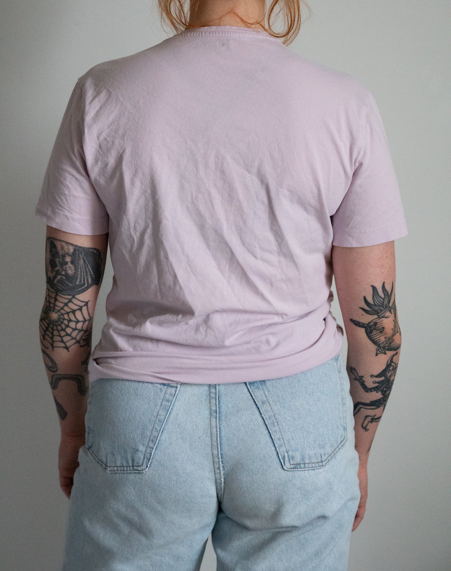 Hello, Hello Baby Pink Tee - Size S