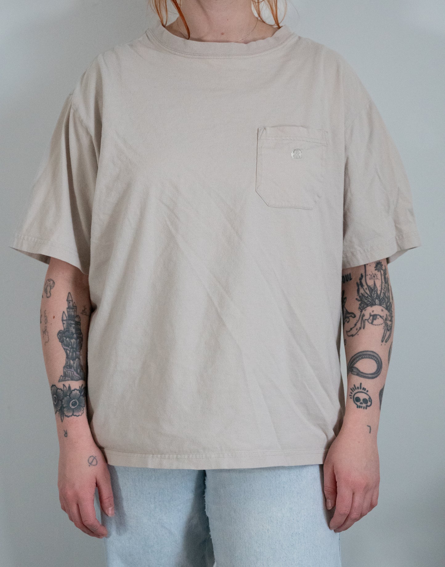 "Very Much In Love" Beige Tee - Size L