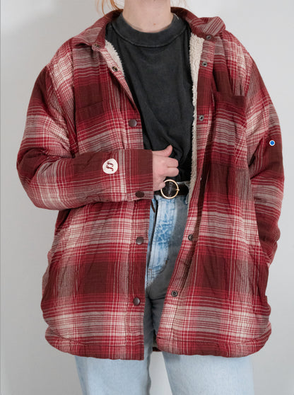 "Very Much In Love" Plaid Jacket - Size L